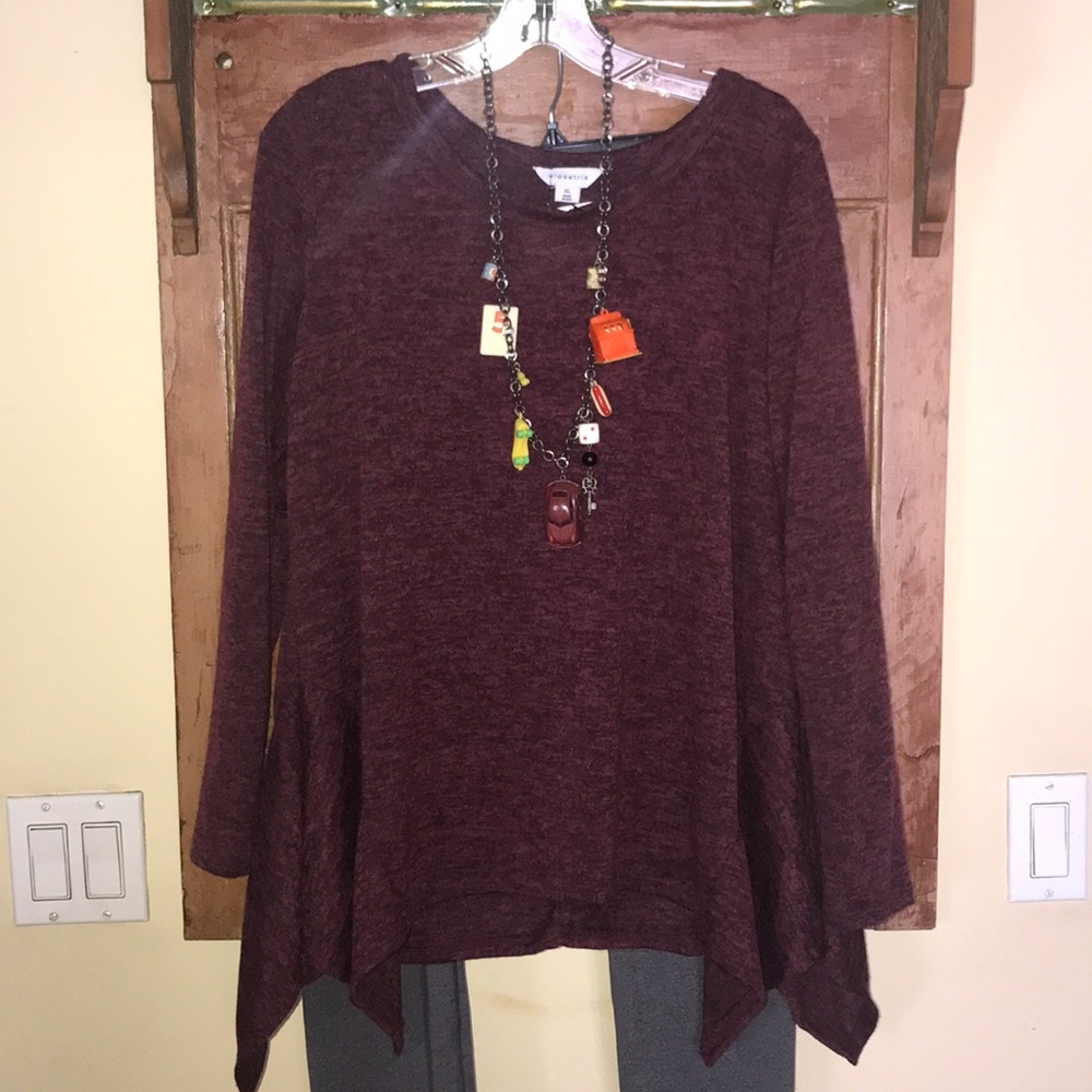 Top with Handkerchief sides NWT